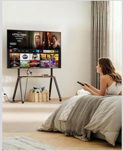 Rolling TV Stand for 42-86 Inch TVs