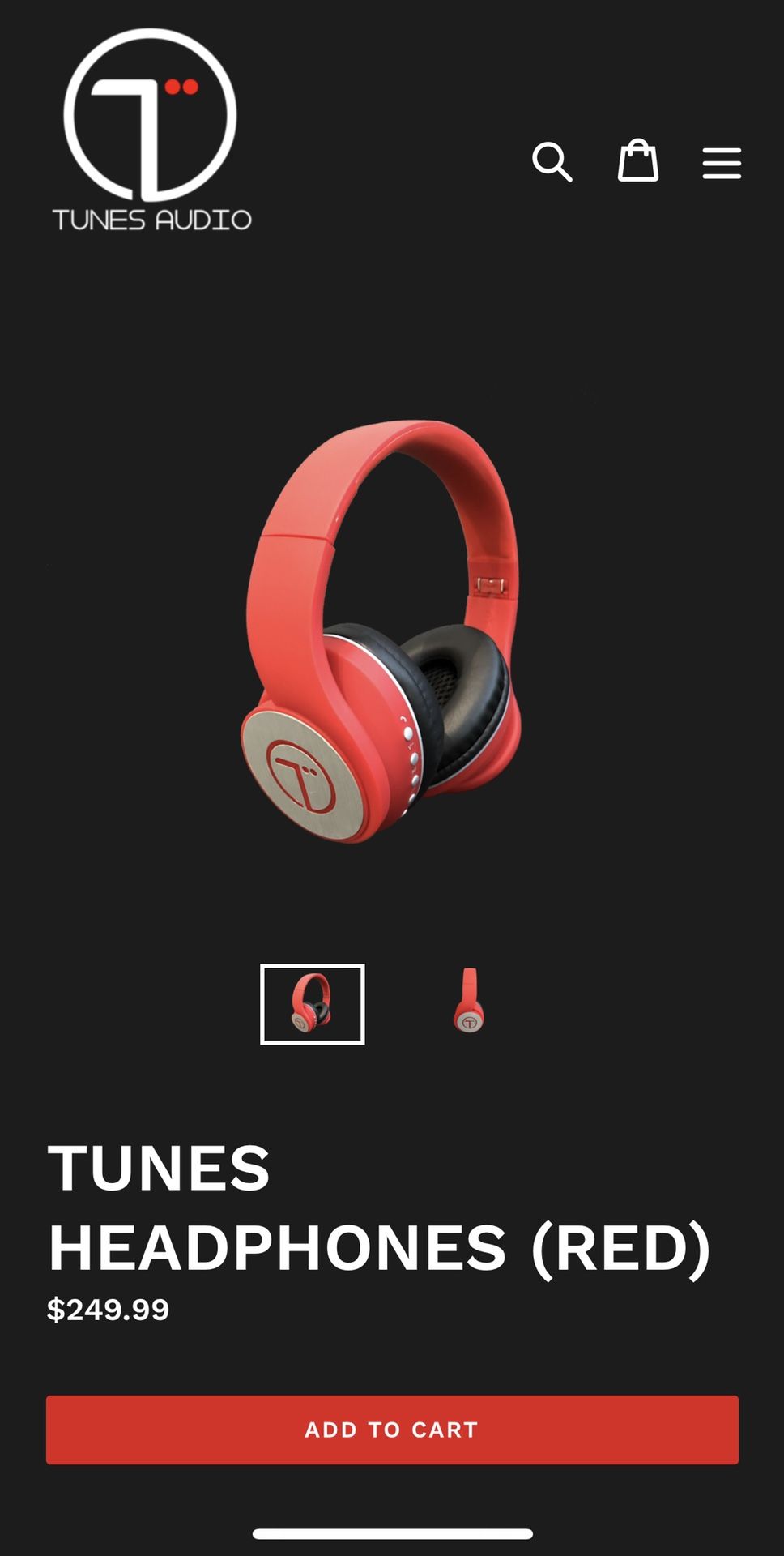 TUNES WIRELESS HEADPHONES