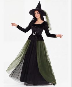 Women's Witch Halloween Costume Set (Medium)