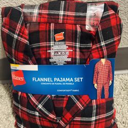 New Flannel Pajama Red Set 