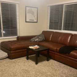 Leather Couch Sofa Sectional 