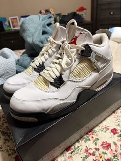 jordan 4 white cement size 13 no box