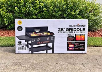 Blackstone 28" Griddle with Hardcover & Side Shelf