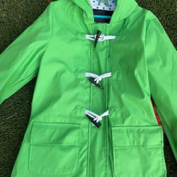 Kids Rain Jacket / Rain Coat Sz 7girls 