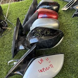 2004,2006,2018,2017 Infiniti Q50, G35 LH Side Mirrors 