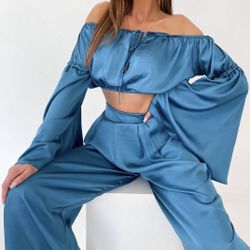 Satin Two-Piece Set ✨