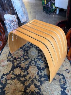 Vintage teakwood Side table 23 wide  13  deep  15 tall
