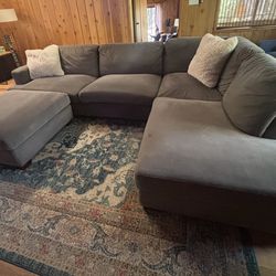 Grey sectional