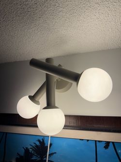 3-Light Globe Ceiling Light Fixture