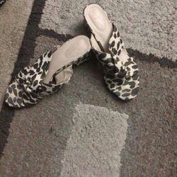 Leopard Pattern High heels 