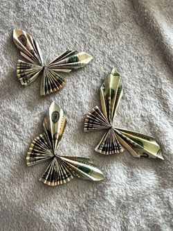 Butterfly /  Butterflies made from cash