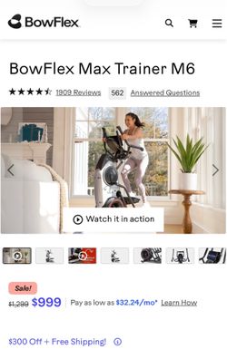 BowFlex Max Trainer M6