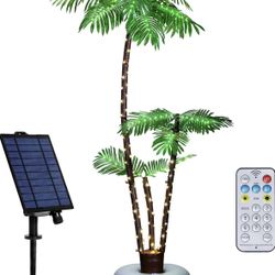 Solar Lighted Palm Tree 6FT