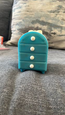 Barbie blue dresser