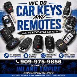 Car keys and remotes