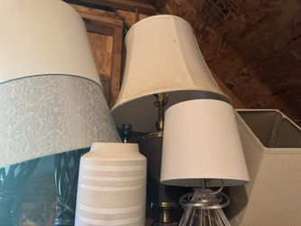 Assorted Lamps and shades
