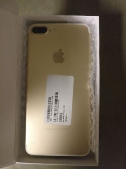 IPhone 7 plus gold factory unlocked