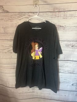 Disney Belle “ my weekend is all booked” shirt size 2x