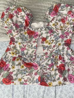 Girls M Floral Top