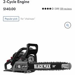 Chainsaw Black Max 16”