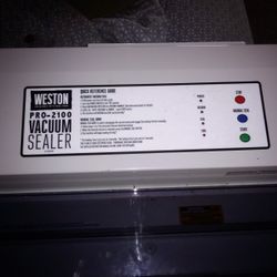 Weston pro-1200Vacuum sealer