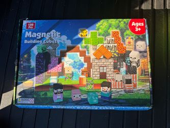 Magnetic Building Cubes 150-Piece Set