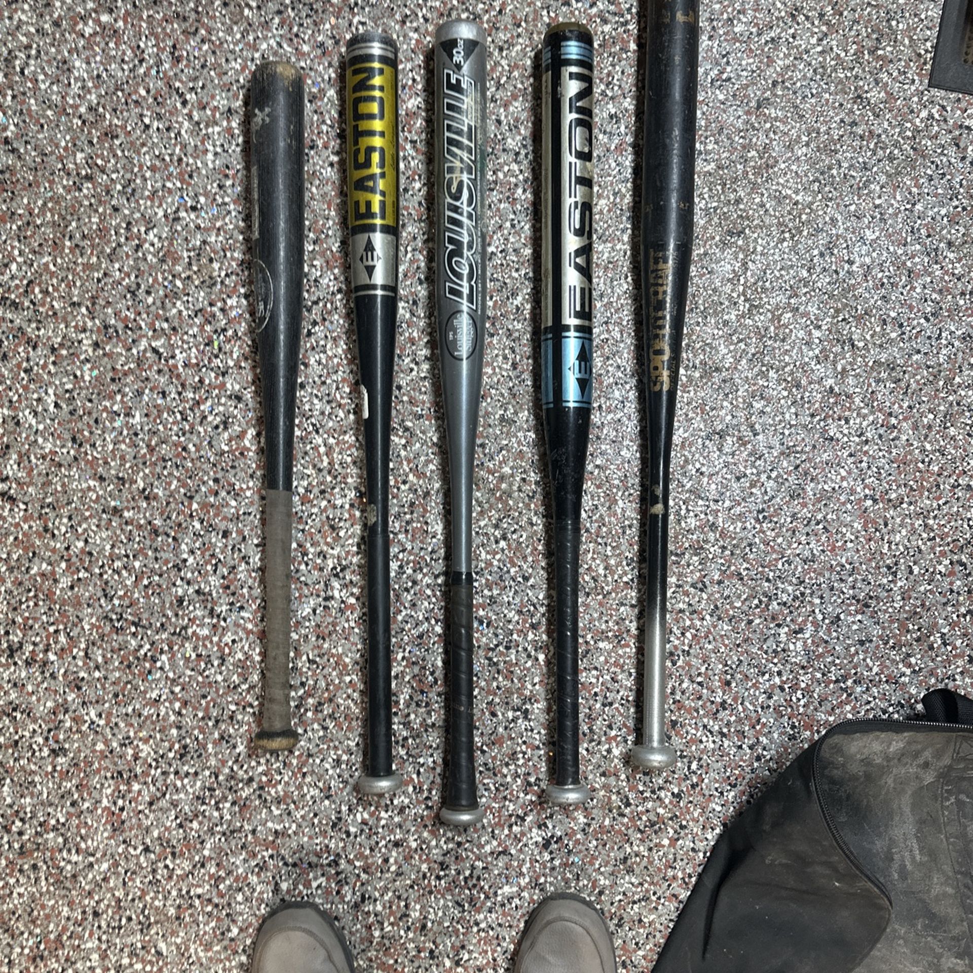 5 Baseball Bats $20
