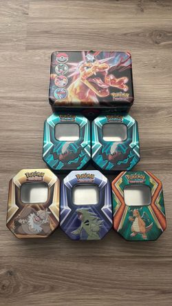 Empty Pokémon Tins