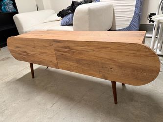 Modern Wood TV Stand / Media Console – 47”