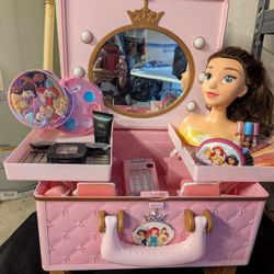 Disney Princess Makeup Luggage With Extra  Accessories