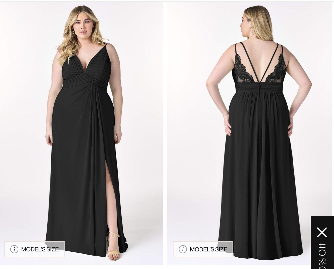 Black Bridesmaids Dress