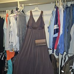 Bridesmaid Dress With Matching Purse