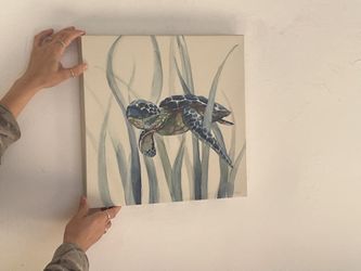Beautiful Turtle Wall Painting