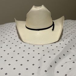 White Straw Hat 