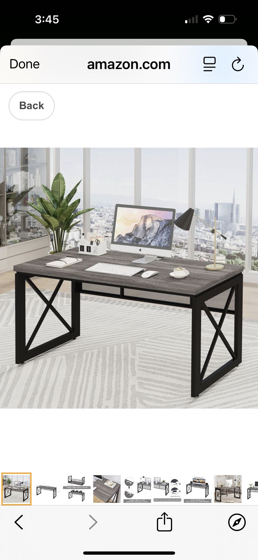 Grey Oak Desk