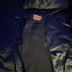 Levi 501  black jeans