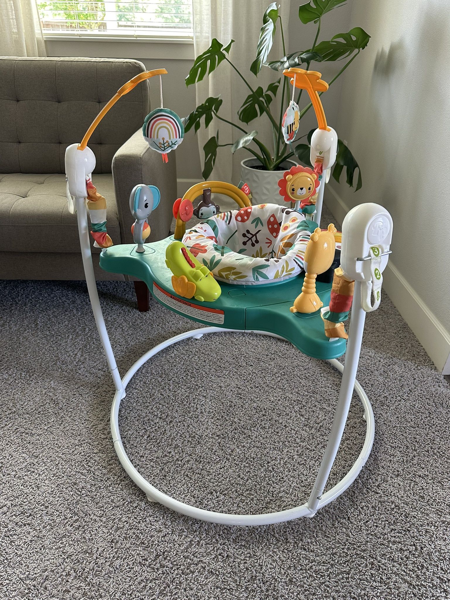 Fisher-Price Baby Bouncer Whimsical Forest Jumper Activity Center