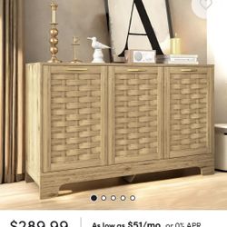 Accent Storage Cabinet / Buffet Sideboard / Media Stand Console Entryway Table 