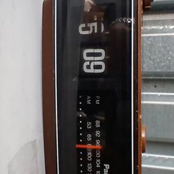 Vintage 1970's Panasonic Clock Radio