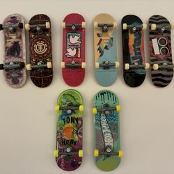 Tech Deck And Hot wheels Finger Skateboards Bundle