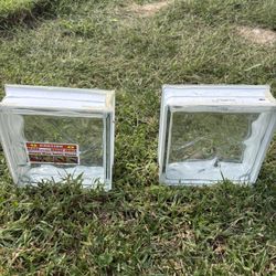  2 Glass Blocks  For $10 ,5 Each 