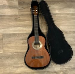 Vintage Franciscan CN-4 Classical Acoustic Guitar w/ Hard Case Korea
