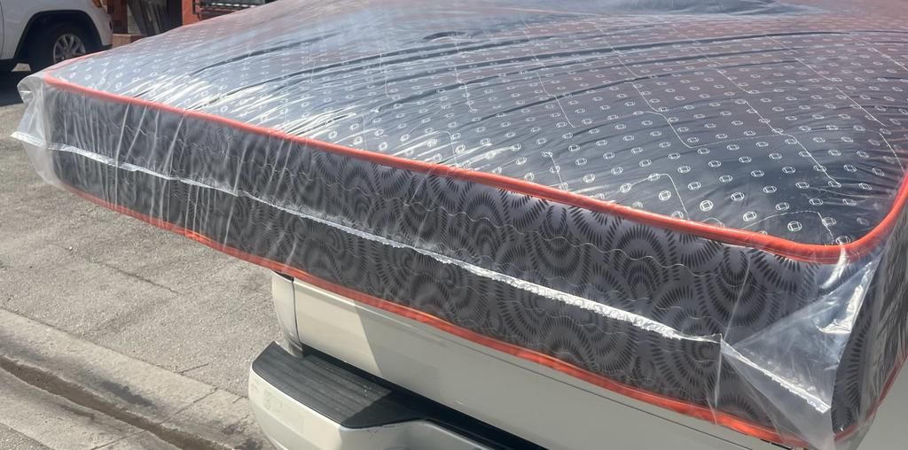 NEW QUEEN MATTRESS WITH BOX SPRING ALL NEW