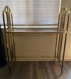 Hollywood Regency Brass Vanity