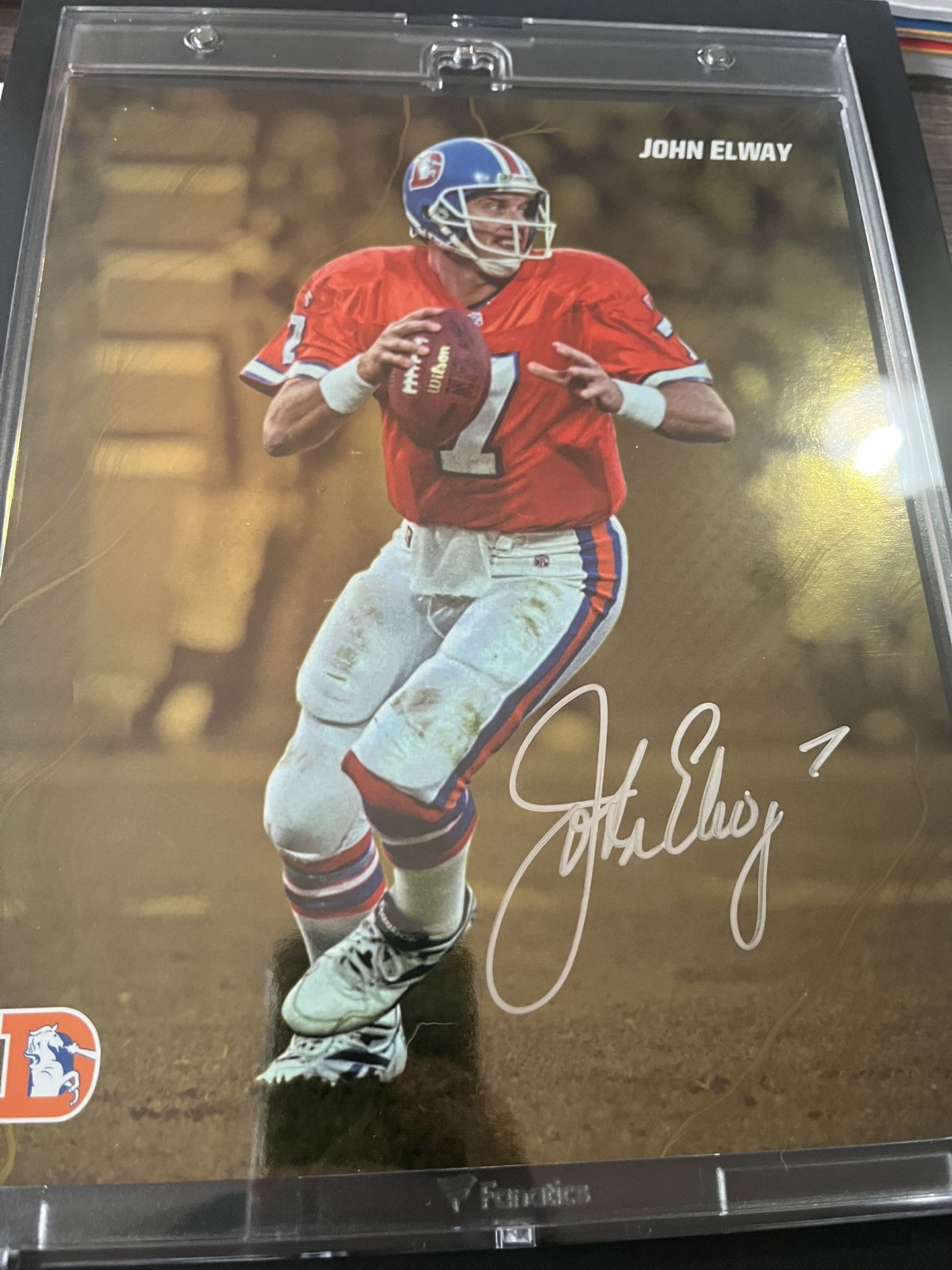 John Elway Emanate 26/99 Fanatics Coa