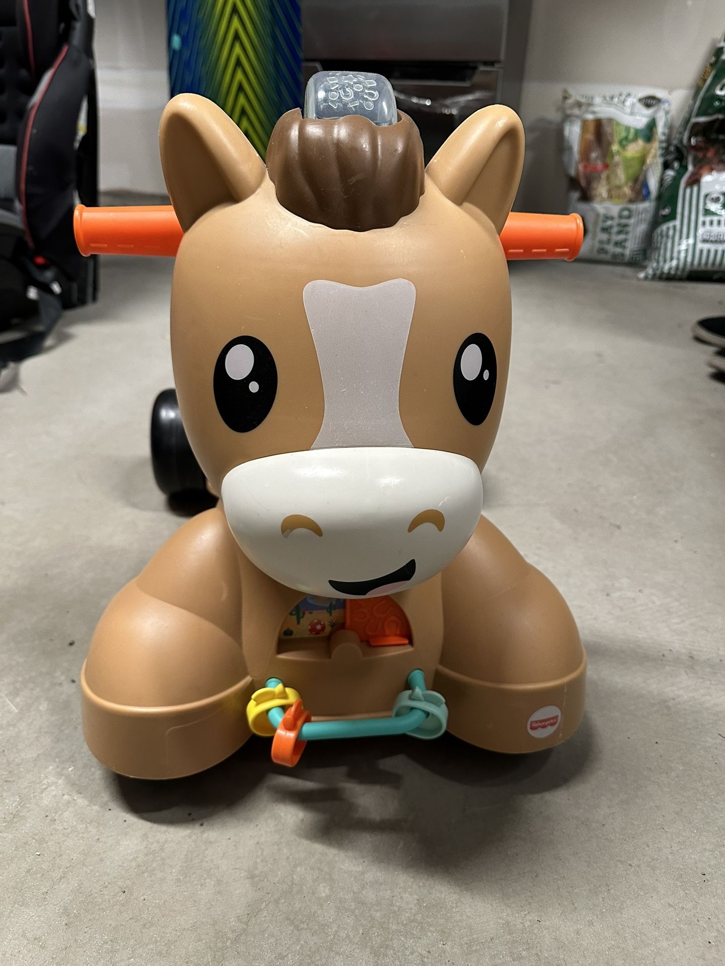 Fisher Price Baby Learning Toy, Walk Bounce & Ride Pony Musical Walker