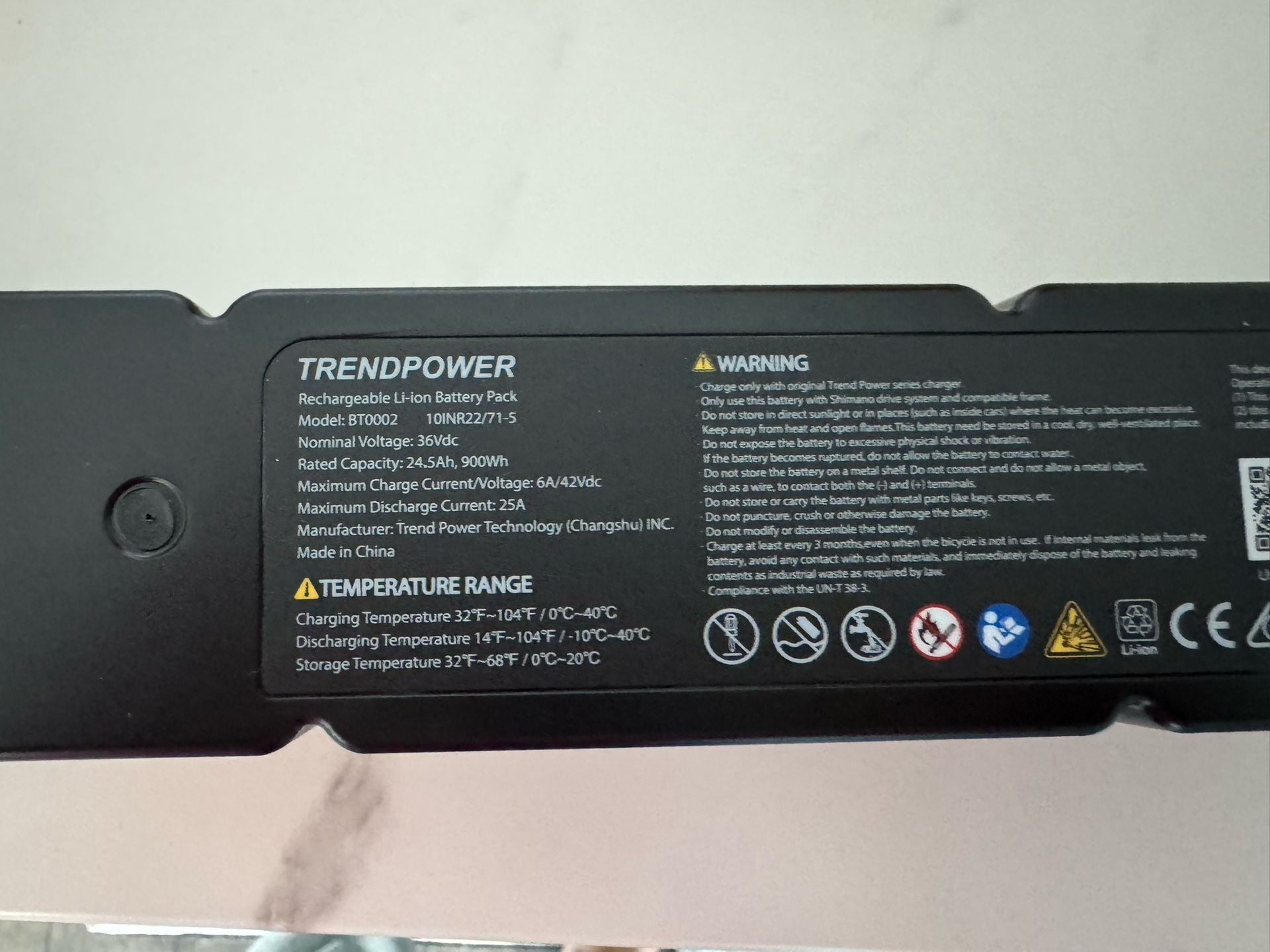 900Wh e-bike Battery From canyon