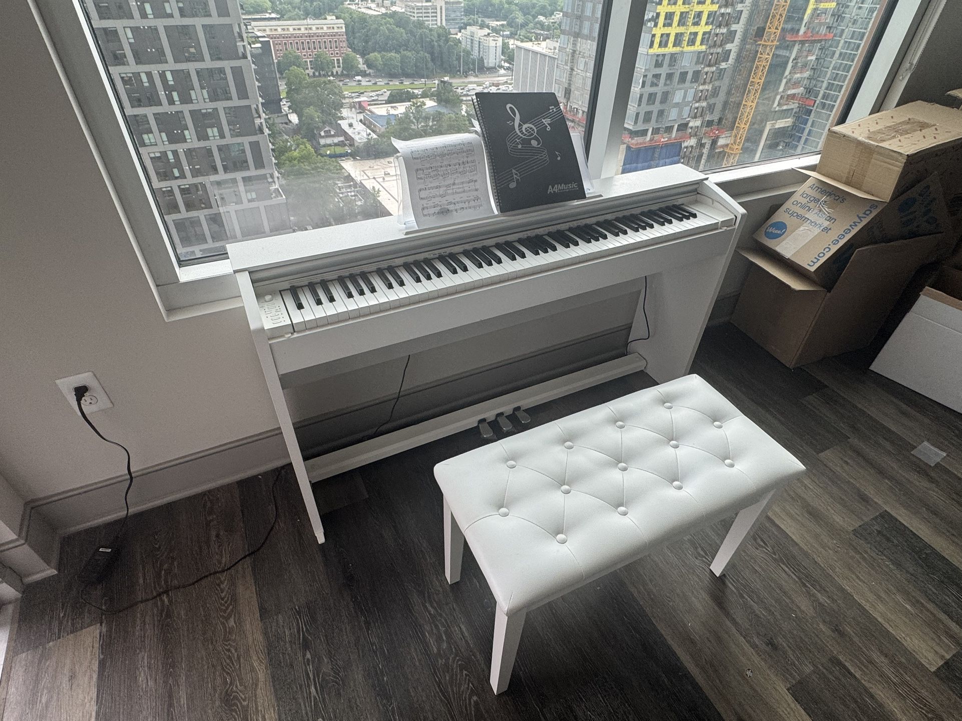 Casio Privia PX-770 Digital Piano – White, 88 Keys + Bench