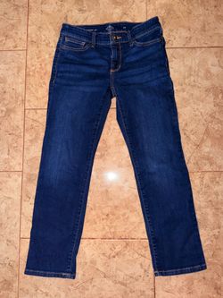 St. John’s Bay Women’s Straight Leg Dark Wash Denim Jeans - Size 2PS