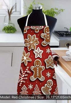 New Christmas Gingerbread Apron 
